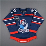 Dabasi, Reka<br>Blue Set 1 - First PHF Game in Quebec<br>Metropolitan Riveters 2022-23<br>#13 Size: MD