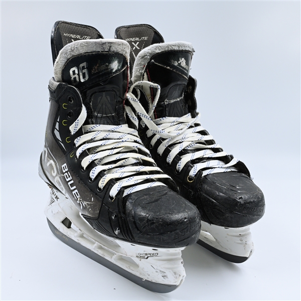 Hughes, Jack<br>Bauer Vapor Hyperlite Skates<br>New Jersey Devils 2022-23<br>#86 