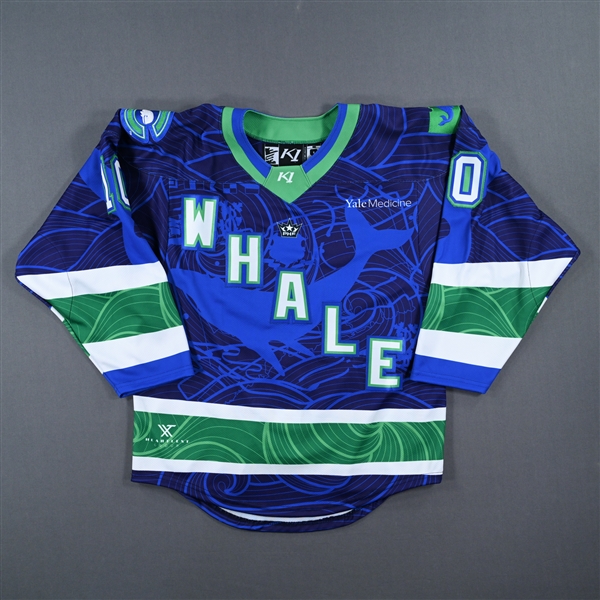 (NNOB), No Name On Back<br>Dark Seas Third Set 1 - Game-Issued (GI)<br>Connecticut Whale 2022-23<br>#10 Size: SM