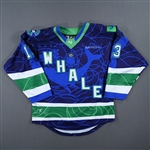 (NNOB), No Name On Back<br>Dark Seas Third Set 1 - Game-Issued (GI)<br>Connecticut Whale 2022-23<br>#13 Size: MD