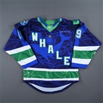 (NNOB), No Name On Back<br>Dark Seas Third Set 1 - Game-Issued (GI)<br>Connecticut Whale 2022-23<br>#19 Size: MD