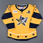 Cogan, Sam *<br>Cruisers Yellow Set 1 - Autographed<br>ECHL All-Star 2022-23<br>#17 Size: 54