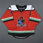 Kilponen, Anna<br>Black Rosie - Worn February 24, 2023 vs. Boston Pride - Autographed<br>Metropolitan Riveters 2022-23<br>#5 Size: MD