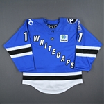 Fleming, Brittyn<br>Blue Third Set 1 / Playoffs<br>Minnesota Whitecaps 2022-23<br>#11 Size: MD