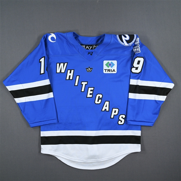 Klein, Anna<br>Blue Third Set 1 / Playoffs<br>Minnesota Whitecaps 2022-23<br>19 Size: MD