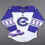 Blank, No Name Or Number<br>Alzheimers Awareness - Game-Issued (GI)<br>Connecticut Whale 2022-23<br>Size: LG