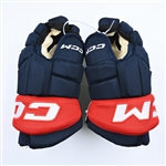 Eller, Lars<br>CCM HGTK Gloves - Stadium Series - Game-Issued (GI)<br>Washington Capitals 2022-23<br>#20 Size: 14"