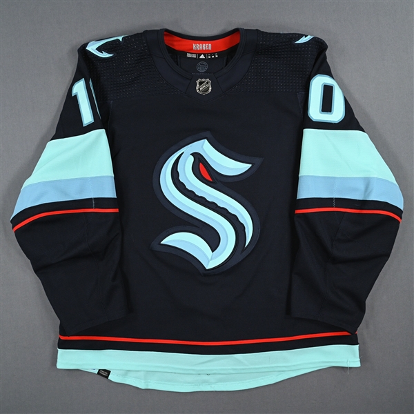 Beniers, Matty<br>Blue Set 3<br>Seattle Kraken 2022-23<br>#10Size: 56
