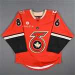 Cava, Michela<br>Red Set 1<br>Toronto Six 2022-23<br>#86 Size: MD