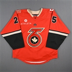 Greco, Emma<br>Red Set 1<br>Toronto Six 2022-23<br>#25 Size: LG