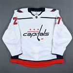 Alexeyev, Alexander<br>White Set 1 - Game-Issued (GI)<br>Washington Capitals 2022-23<br>#27 Size: 58