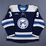 Angle, Tyler<br>Third Set 1 - Game-Issued (GI(<br>Columbus Blue Jackets 2022-23<br>#39 Size: 56