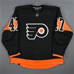 Attard, Ronnie<br>Third Set 1 - Game-Issued (GI)<br>Philadelphia Flyers 2022-23<br>#47Size: 56