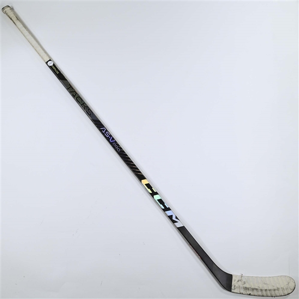 Bahl, Kevin<br>CCM Tacks AS-V Stick<br>New Jersey Devils 2022-23<br>#88 