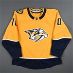 Afanasyev, Egor<br>Gold Set 1 - Preseason Only<br>Nashville Predators 2022-23<br>#70 Size: 58