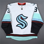 Borgen, Will<br>White Set 2<br>Seattle Kraken 2022-23<br>#3 Size: 58