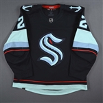 Bjorkstrand, Oliver<br>Blue Stanley Cup Playoffs - Round 2<br>Seattle Kraken 2022-23<br>#22 Size: 56
