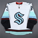 Borgen, Will<br>White Stanley Cup Playoffs - Round 2<br>Seattle Kraken 2022-23<br>#3 Size: 58