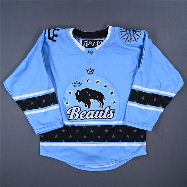 (NNOB), No Name On Back<br>Blue Set 1 - Game-Issued (GI) - CLEARANCE<br>Buffalo Beauts 2022-23<br>#6 Size: MD