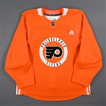 adidas<br>Orange Practice Jersey<br>Philadelphia Flyers 2022-23<br> Size: 52