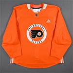 adidas<br>Orange Practice Jersey<br>Philadelphia Flyers 2022-23<br> Size: 56
