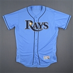 Snell, Blake *<br>Blue - Game-Issued (GI) - Clearance<br>Tampa Bay Rays 2018<br>#4 Size: 48