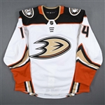Henrique, Adam *<br>White Set 1 (A removed) - Photo-Matched                                                             <br>Anaheim Ducks 2021-22<br>#14 Size: 54