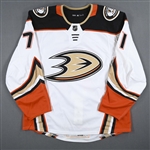 Brown, J.T. *<br>White Playoffs - Photo-Matched<br>Anaheim Ducks 2017-18<br>#71 Size: 54