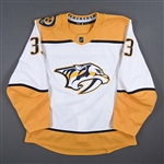 Arvidsson, Viktor *<br>White Set 3 / Qualifiers - Photo-Matched<br>Nashville Predators 2019-20<br>#33 Size: 54