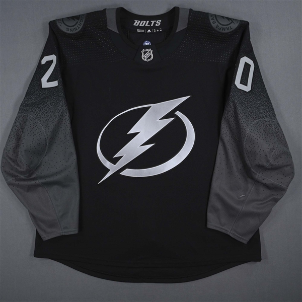 Coleman, Blake *<br>Alternate - Photo-Matched to 3 Games<br>Tampa Bay Lightning 2020-21<br>#20 Size: 56