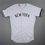 Chapman, Aroldis *<br>Gray - Playoffs - Worn October 13 & 19, 2019<br>New York Yankees 2019<br>#54 Size: 46C - +3" Body