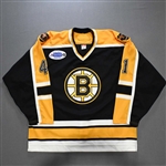 Alberts, Andrew *<br>Black w/ Teammates For Kids Patch - Worn January 6, 2007<br>Boston Bruins 2006-07<br>#41 Size: 58