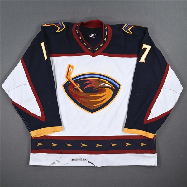 Kovalchuk, Ilya *<br>White 1st Regular Season<br>Atlanta Thrashers 2002-03<br>#17 Size: 56