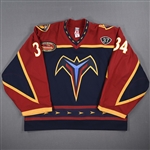 Dafoe, Byron *<br>Blue Preseason/Regular Season<br>Atlanta Thrashers 2003-04<br>#34 Size: 58G