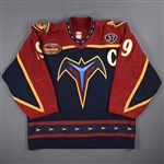 McEachern, Shawn *<br>Blue w/C 1st Regular Season<br>Atlanta Thrashers 2003-04<br>#19 Size: 54