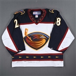 Audette, Donald *<br>White<br>Atlanta Thrashers 2000-01<br>#28 Size: 54