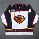 Lambert, Denny *<br>White w/ NHL 2000 Patch<br>Atlanta Thrashers 1999-00<br>#10 Size: 58