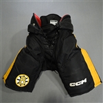 Forbort, Derek<br>Black, CCM Pants - Worn in 2023 Winter Classic, and on January 14, 2023 and February 11, 2023<br>Boston Bruins 2022-23<br>#28 Size: Large