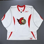 Heatley, Dany *<br>White Practice Jersey<br>Ottawa Senators 2005-06<br>#15 Size: 58