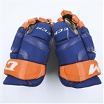 McDavid, Connor *<br>CCM Pro Gloves, Rookie, Worn in 14 games, Feb. 2, 2016 - Feb. 28, 2016 "MCDAVID" on Cuff (protector added to left glove) PHOTO-MATCHED <br>Edmonton Oilers 2015-16<br>#97 