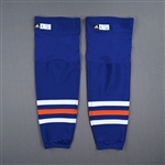 McDavid, Connor<br>Blue - adidas Socks - November 5, 2022 vs. Dallas Stars - PHOTO-MATCHED<br>Edmonton Oilers 2022-23<br>#97 Size: L