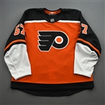Allison, Wade<br>Orange Reverse Retro Set 2 - Game-Issued (GI)<br>Philadelphia Flyers 2020-21<br>#57 Size: 56