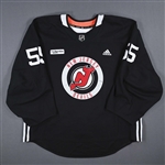 Appleby, Ken<br>Black Practice Jersey w/ RWJ Barnabas Health Patch - CLEARANCE<br>New Jersey Devils <br>#55 Size: 58G