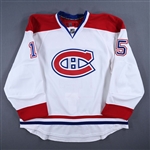 Parros, George *<br>White Set 2<br>Montreal Canadiens 2013-14<br>#15 Size: 58+