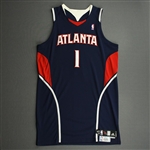 Childress, Josh<br>Navy Set 2 <br>Atlanta Hawks 2007-08<br>#1 Size: 48+4