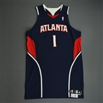 Evans, Maurice<br>Navy Set 2<br>Atlanta Hawks 2009-10<br>#1 Size: 50+4