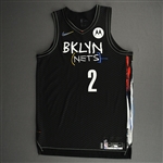 Griffin, Blake *<br>Black City Edition - Worn 3/21/21 (Brooklyn Debut)<br>Brooklyn Nets 2020-21<br>#2 Size: 50 + 4