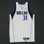 Terry, Jason *<br>White Set 2 - Photo-Matched to 3 Games<br>Dallas Mavericks  2007-08<br>#31 Size: 48+2