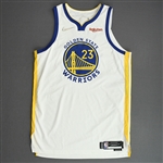 Green, Draymond<br>White Association Edition - 2022 NBA Finals - Game 5 - Worn 6/13/22 - 1st Half<br>Golden State Warriors 2021-22<br>#23 Size: 52+4
