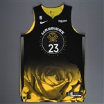 Green, Draymond<br>Black City Edition - Worn 3/28/2023<br>Golden State Warriors 2022-23<br>#23 Size: 52+4